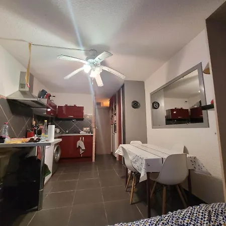 Location Studio + Loggia Le Cap D'agde 6 Personnes 아파트