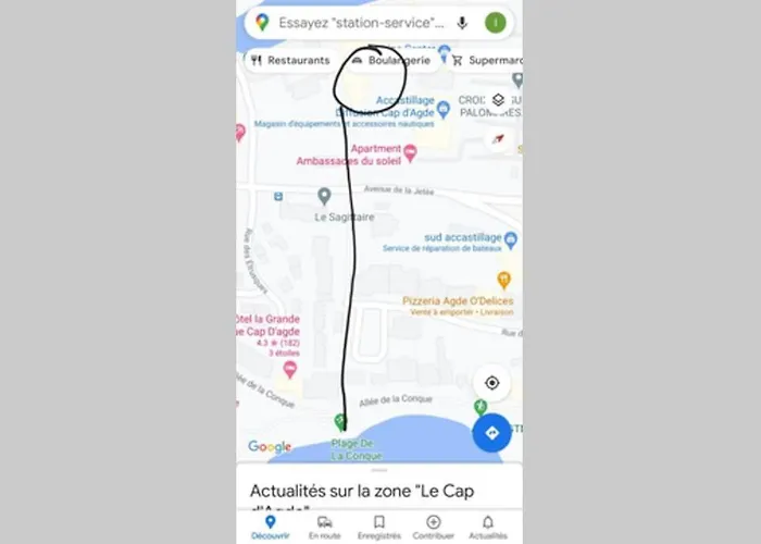 Location Studio + Loggia Le Cap D'agde 6 Personnes